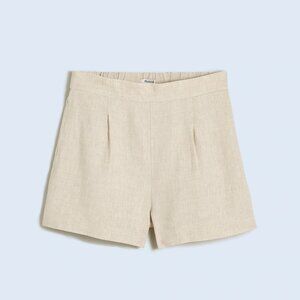 Madewell Clean Pull-On Shorts in 100% Linen